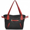 Bolsa negro y rojo